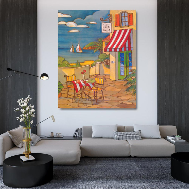 Café Cheri, 46" H x 36" W