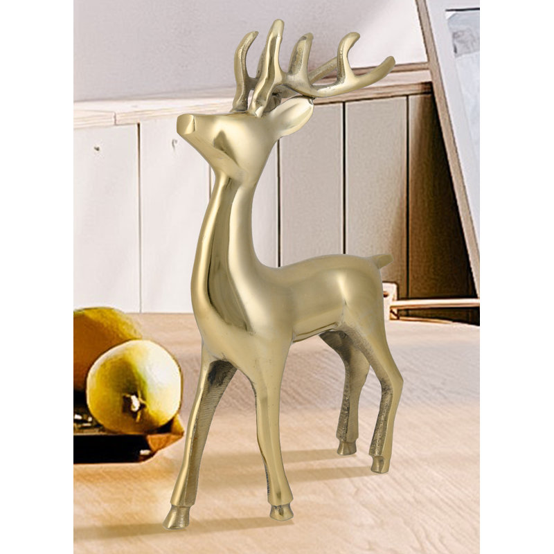 Figurine Jakaila, H 13,5 po x l 8 po x P 8 po, Or