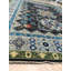 Tapis traditionnel gris anthracite / argent en laine nouée à la main Maya Kazak-71036650