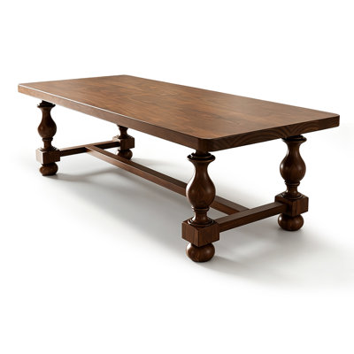 Walnut Rectangular Solid Wood Dining Table