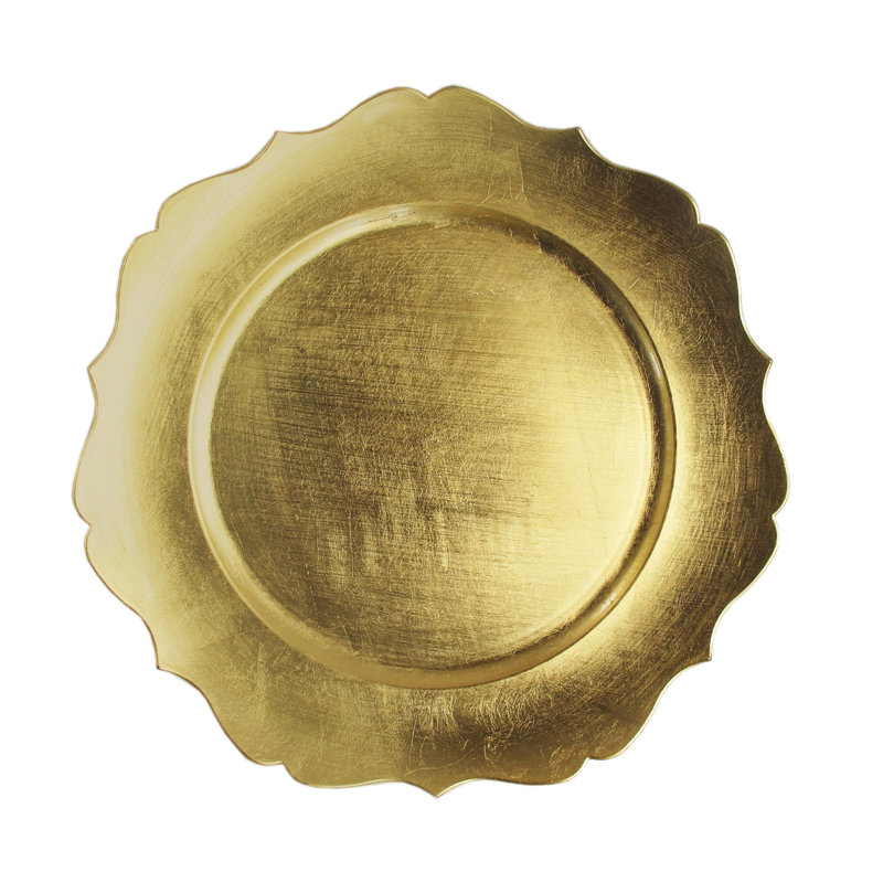 Plat de service 13 po, Or