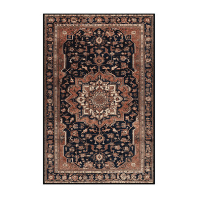 Tapis brun lavable à la machine
