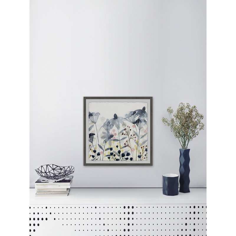 « layered jardins ii », impression encadrée, H 12 po x l 12 po x P 1,5 po