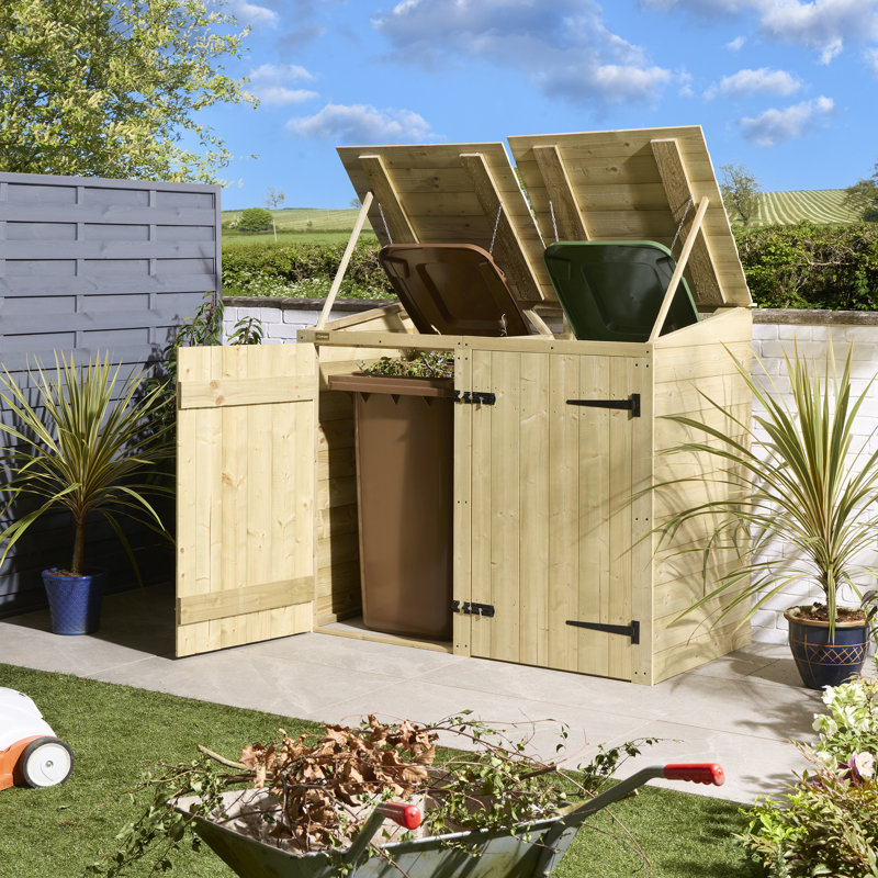Wooden Bin Store