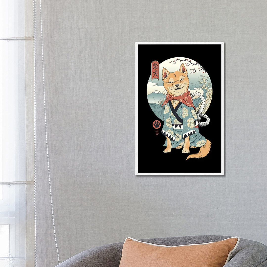Shiba Inu by Vincent Trinidad - Print on Canvas