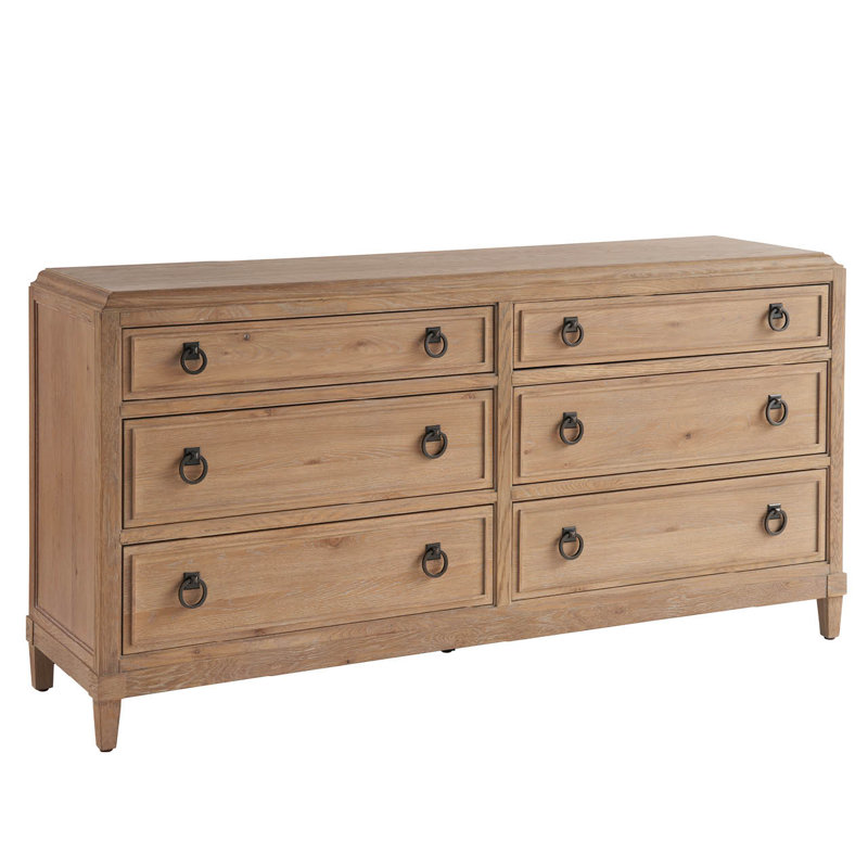 Commode 6 tiroirs Hayes, Tanné