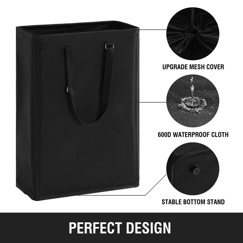 Canvas Laundry Basket with Handles