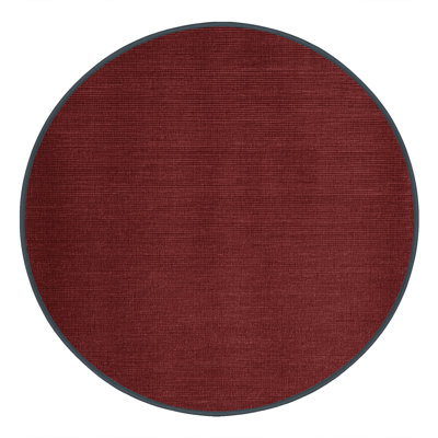 Machine Washable Solid Red Area Rug