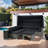 Ensemble de meubles de patio 7 pièces avec canapé modulaire en rotin et osier rétractable