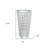 11" Clear Round Glass Table Vase