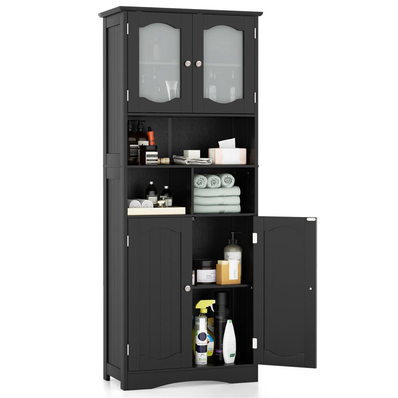 Bathroom Cabinet, Black