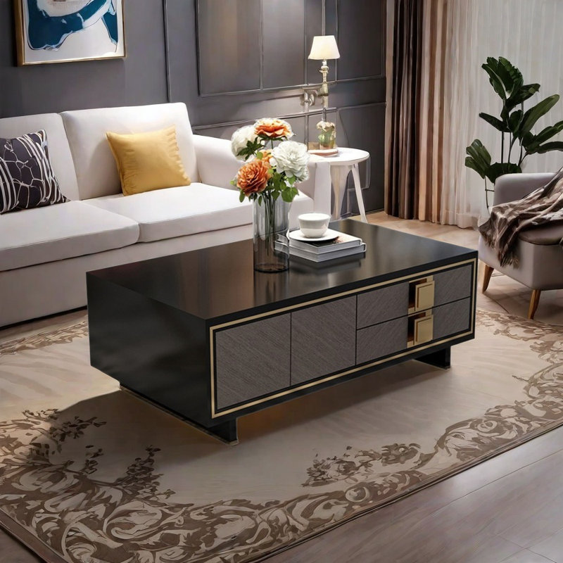 Modern minimalist light luxury coffee table