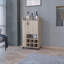 Chariot-bar avec support à vin, roulettes et amp; Rangement | Gris clair | Bois d'ingénierie-1699843653