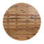 Table d'appoint en bois massif de 35,6 po de hauteur