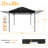 17 Ft. W X 10 Ft. D Steel Pop-Up Canopy-97317866
