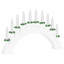 Christmas Candle Arch with 10 LED Candles-1637623907