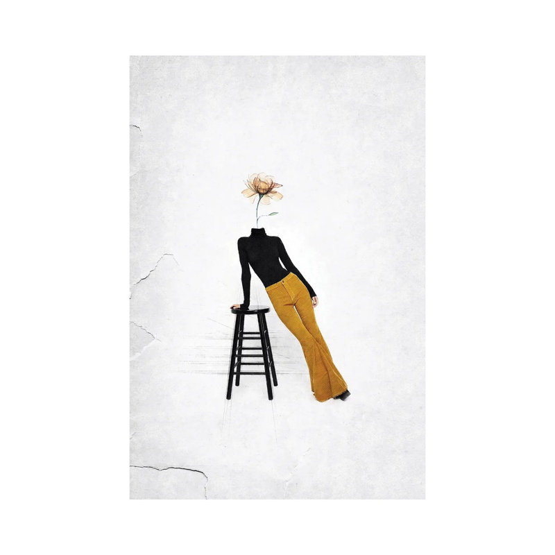 Like A Flower by Underdott Art - Wrapped Canvas Print, 66.04 cm H x 45.72 cm W x 3.175 cm D