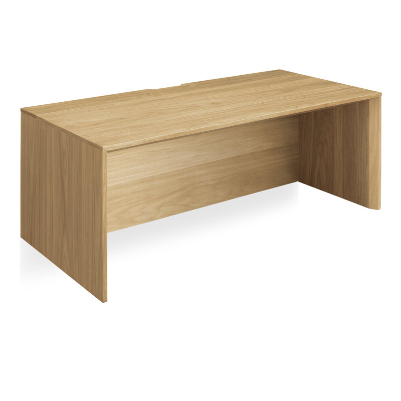 Wonder Wall Floating Desk, White Oak