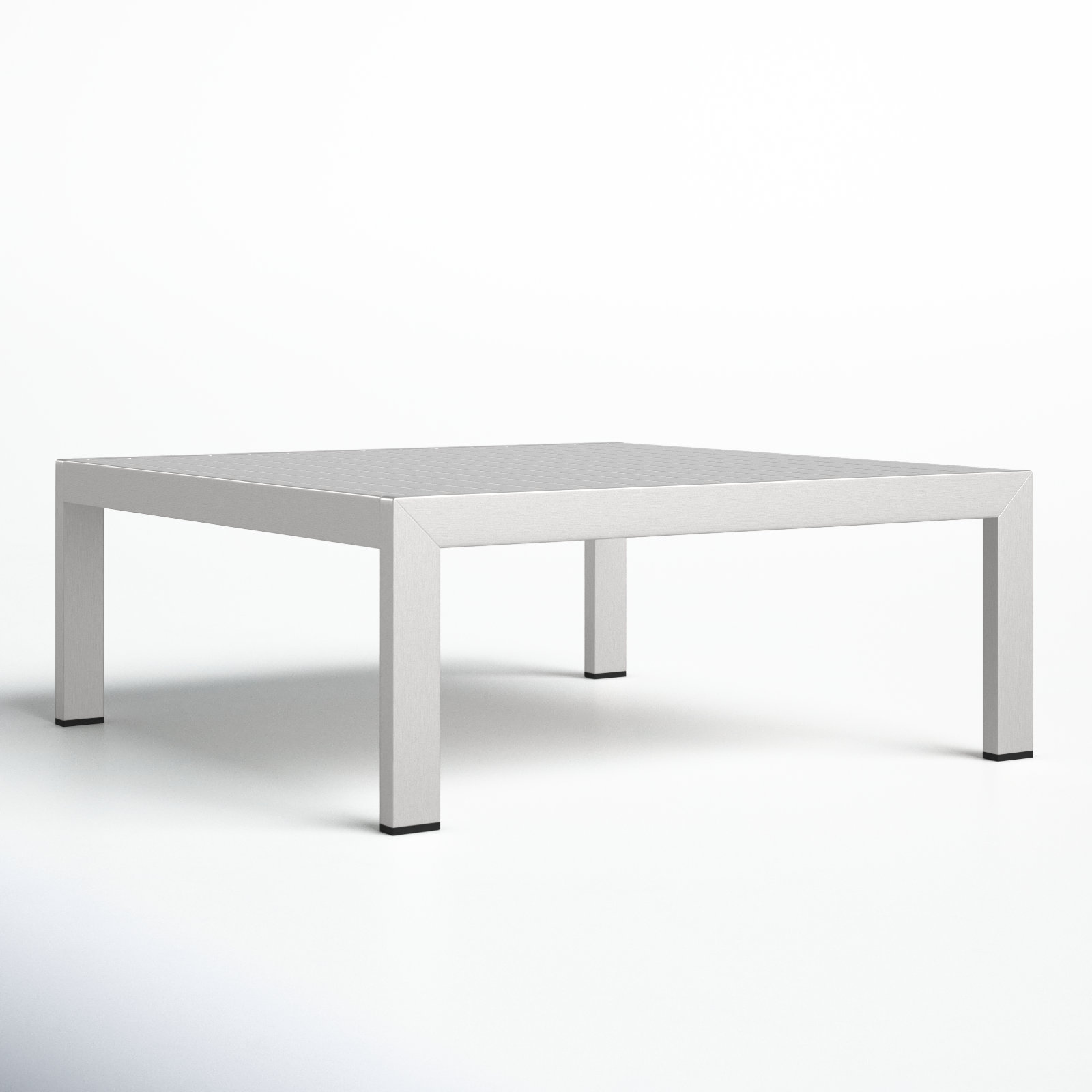 Novae 31" Patio Table, Silver