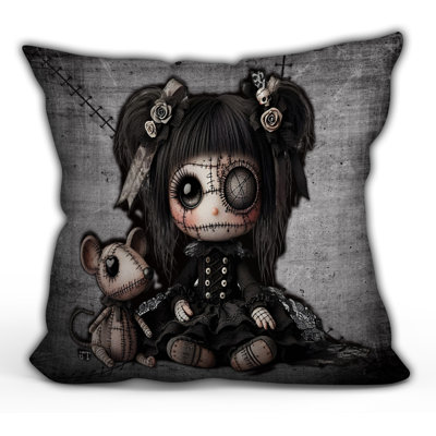 Little Stitch Ups Old Friends Mouse Throw Pillow