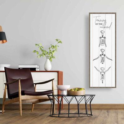 Minimalist White Canvas - Training of the Weekend Home Decor