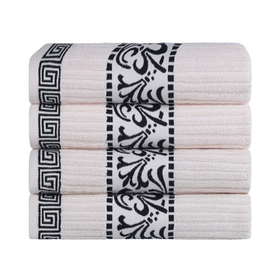 Ensemble de 4 serviettes de bain Mikira Athens