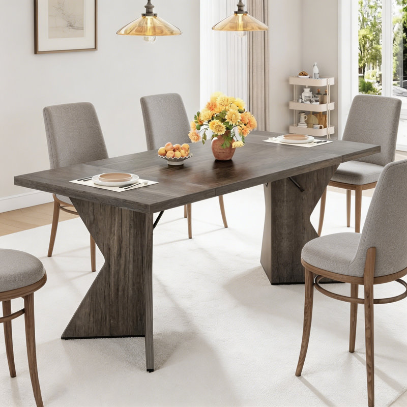 Table de salle à manger Sturdy, Taupe