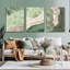 3 Piece Wrapped Canvas Print-603109374
