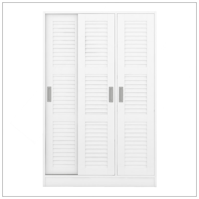 Armoire à 3 portes avec tablettes