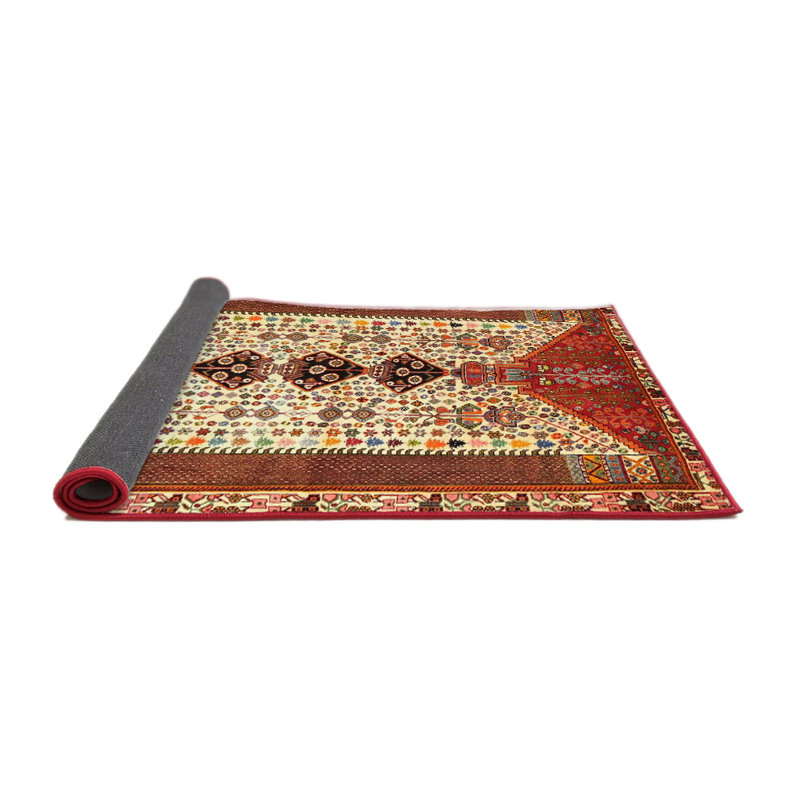 Hendy Oriental Indoor Rug, Round 4'