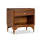 Table de chevet style Mid-Century moderne avec 1 porte queue d'aronde et port USB