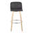 Thea 30" Fixed-Height Bar Stools with Bent Wood Legs & Round Footrest-103457368-103457379-103457382