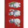 Premium Machine Washable Ingrassellino AMF1826 Happy Snowmen Holiday Rug