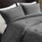 Twin/Twin Xl 2Pcs Comforter In Grey, 100% Cotton Twill Washed, Softness, All , Versatile Design For Any Decor, Standard 100 , Oversized Cotton, Cozy Feel, Timeless Elegance,