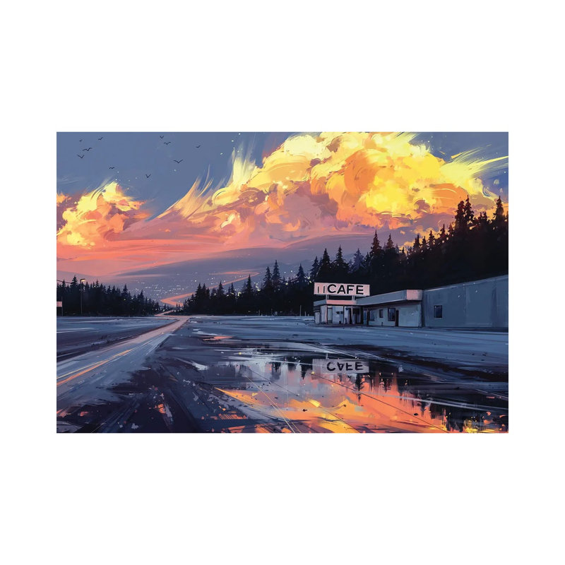 Horizon by Alena Aenami - Wrapped Canvas Print, 20.32 cm H x 30.48 cm W