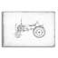 «Inverted Tractor Blueprint III» par Ethan Harper, art mural en verre acrylique-283272345