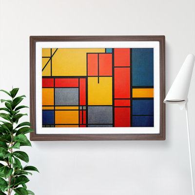 Abstract Cubism Art Vol.4 - Framed Print