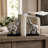 Elephant Bookends, Decorative Book Ends for Shelves with Anti-Slip Pad for Book Lovers-2049040914