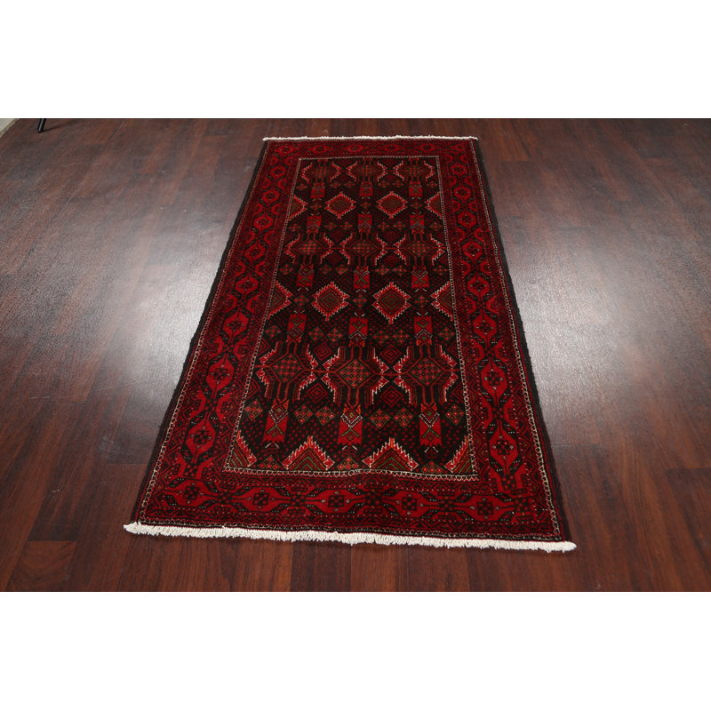 Tapis unique en laine noué à la main nouvel âge 3 pi 3 po x 6 pi 1 po Tarun