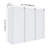 12-Inch Bathroom Float Mounting Side Cabinet With 3-Soft Close Doors-830751346