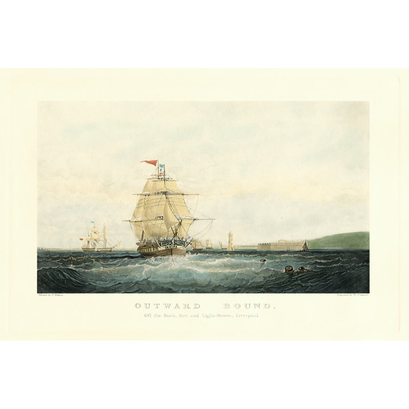 Outward Bound by S. Walters - Wrapped Canvas Art Prints, 30cm H x 46cm W x 0.38cm D