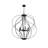 Avers 35.4" W 6-Light Dimmable Sloped Ceiling Compatible Geometric Chandelier-557802075