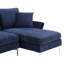 Canapé modulaire en chenille de 85,38 po Caelin-105287656-105287655