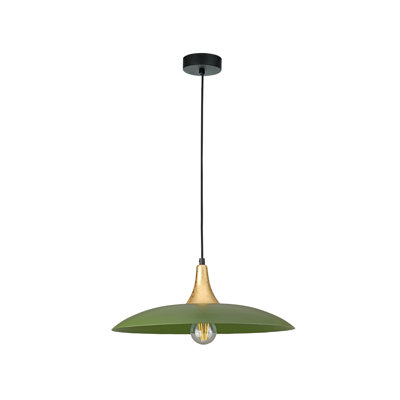 1 - Light Matte Black Dome Pendant