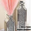 Ensemble de 2 vases de sol en verre DeGrailly, 76 cm et 61 cm, style moderne, contemporain et glamour.-1241132436