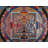 Kalachakra Mandala with Border Brocadeless Thangka, Hand‑Painted Square Canvas with Pure 24K Gold, Tibetan Buddhist Sacred Geometry Wall Art for Meditation Rooms and Statement Living Decor