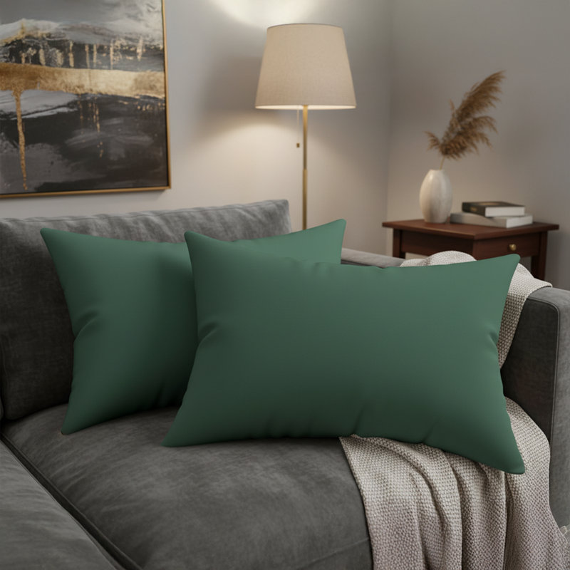 Washable Print Cotton-Blend Pillowcase Set (2 Pieces)