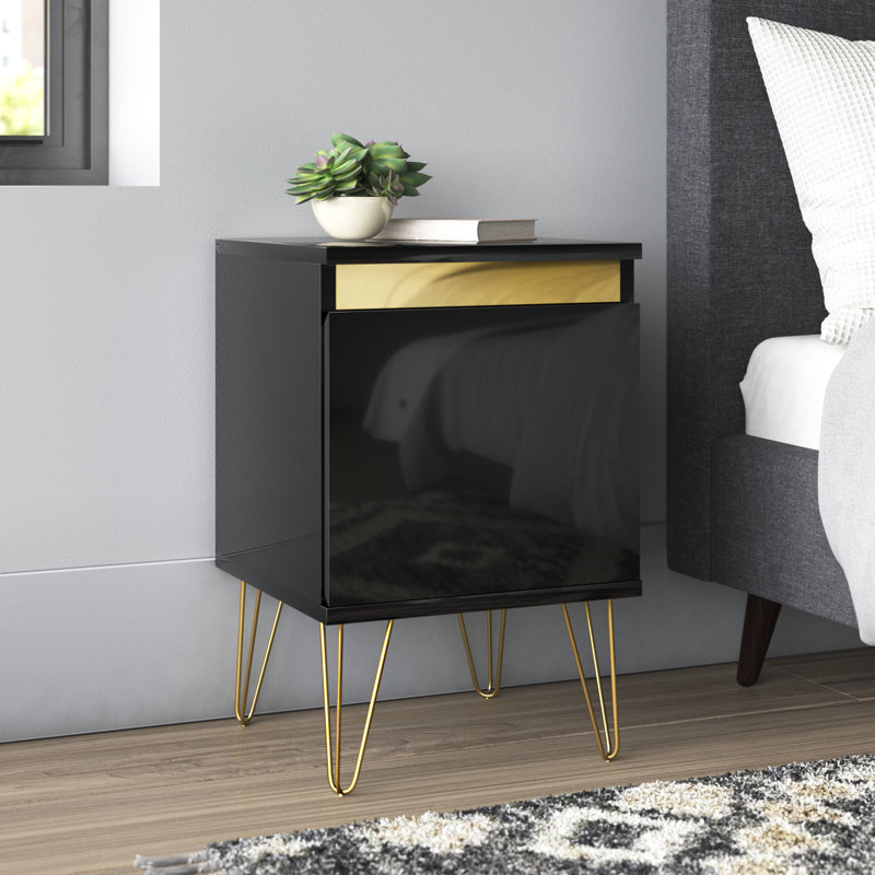 Table de chevet 1 tiroir 24,4 po Atul Dartmouth