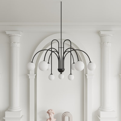 Calay Glass Dimmable Chandelier