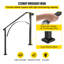 Iron Handrail Arch Hand Railing Rail Black For Garden Paver Steps-1639924346